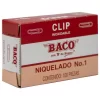 CLIP NIQUELADO #1 BACO C/100 CLIPS - Imagen 2