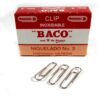 Clip Inoxidable Niquelado Redondo Número 3 Caja con 100 Piezas Baco - Imagen 2