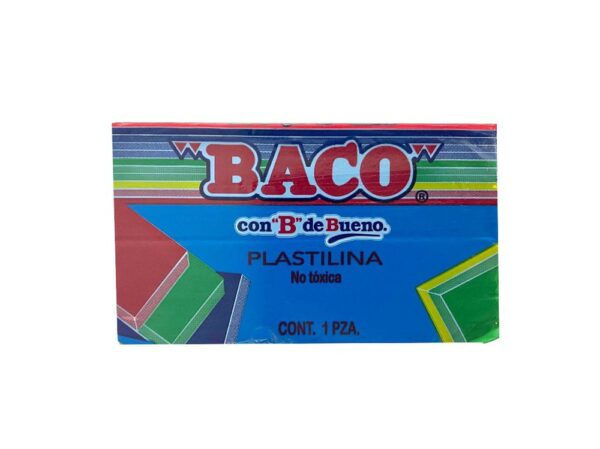 Plastilina Baco Barra color azul