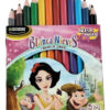 Lápices de colores blanca nieves con 12 piezas de colores - Imagen 2