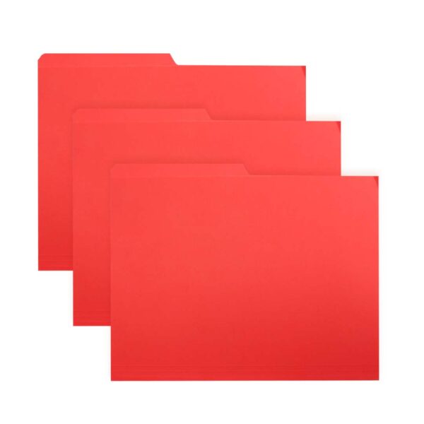 Folder tamaño carta color rojo