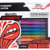 Plumones Glitter C/efectos brillantes 8 piezas