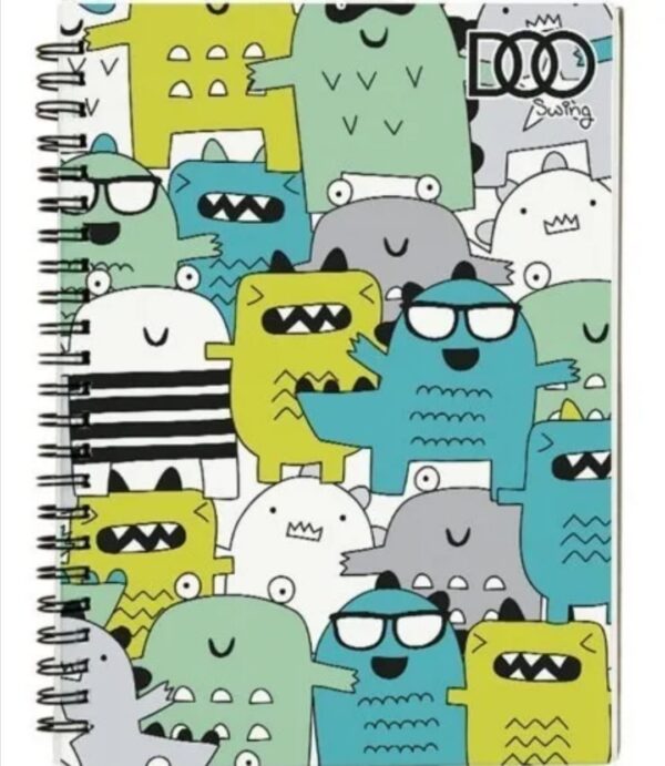 Libreta  Espiral de 100 Hojas Profesional Swing Doble Raya. - Imagen 2