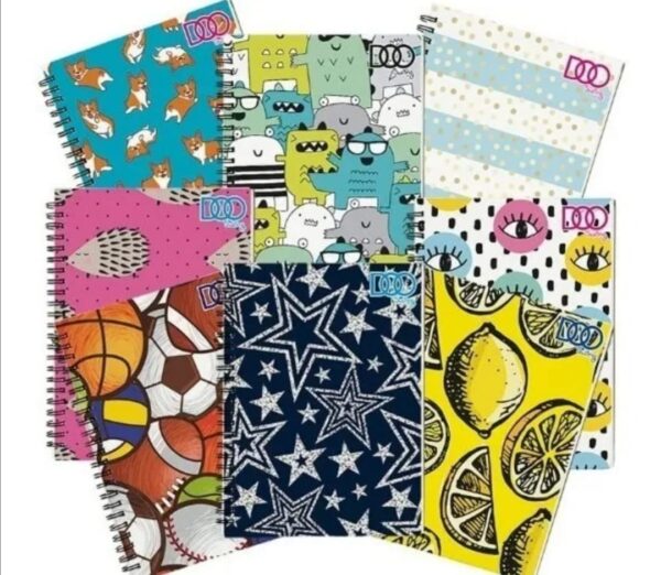 Libreta  Espiral de 100 Hojas Profesional Swing Doble Raya. - Imagen 4