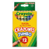 Crayones jumbo 12 piezas