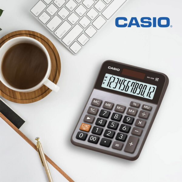 Casio MX-120B-S-MC Calculadora Escritorio, 12 Dígitos, Teclas Plásticas - Imagen 3