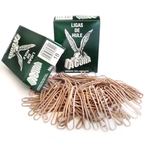 LIGAS DE HULE AGUILA (NO. 18, 100 GR.) - Imagen 3