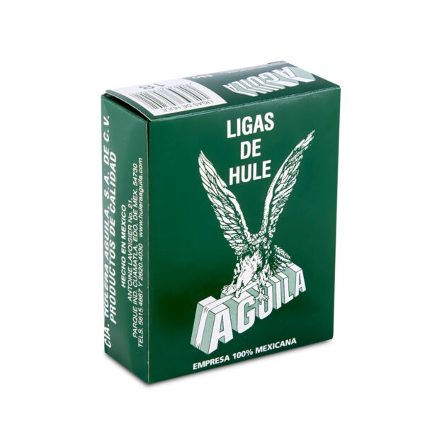 LIGAS DE HULE AGUILA (NO. 18, 100 GR.)
