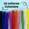 Barrilito Paquete de limpiapipas grueso de colores surtidos, bolsa con 100 piezas - Imagen 2