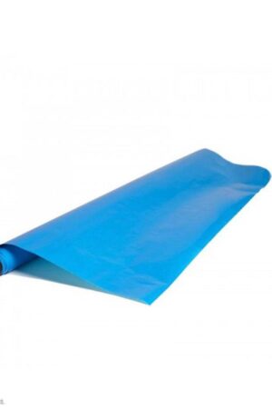 Papel lustre por pliego color azul agua